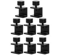 SEWACC 8 Piezas de Abrazaderas para Plataforma de Vidrio de Impresora 3d en Aleación de Aluminio, Compatibles y Fáciles de Instalar, Diseño en Forma Cama Ajustable