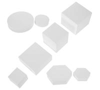 SEWACC 8 Piezas de Accesorios Fotográficos Geométricos en Forma de Cubo de Espuma Ligera para Productos Cosméticos y Joyas Diseño Delicado para Fotografía de Estudio