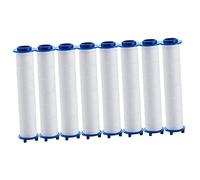 SEWACC 8 Piezas Filtros Reemplazables para Alcachofa de Ducha Filtro de Algodón Seguro y Durable Accesorios para Ducha con Filtrado de Particulados Compatible con Cabezal Estándar