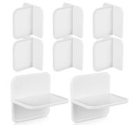 SEWACC 8 Uds. Anclajes Para Muebles Antipunta Sin Taladro Seguro Para Muebles A La Pared Kit De Prueba Anclaje Para Estante Para Tocador Estantería Soporte Para Tv