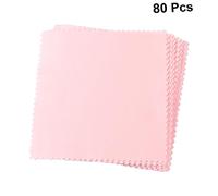 SEWACC 80 Piezas paño de Limpieza Pantalla de Gafas Ropa de Microfibra Lente Kit de Limpieza de Gafas racha paños de Pulido de Microfibra Telas de Limpieza de Micro Fibra Rosa
