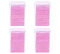 SEWACC 800 Piezas Quitaesmalte Toallitas Limpiadoras de Pegamento para Salón de Belleza Almohadillas Limpiadoras para Pegamento de Pestañas Limpiador de Botellas