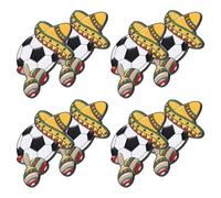 SEWACC 8piezas Pin México Copa Mundial Insignia de Fútbol Broche Deportivo Ligero para Mochilas y Gorras