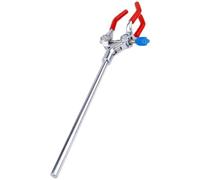 SEWACC Abrazadera de Laboratorio Ajustable de 3 Puntas de Acero Inoxidable Pinzas de Sujeción Metálica para Uso Seguro en Matraces y Tubos de Ensayo