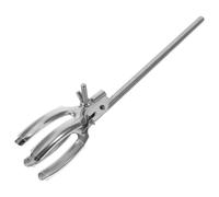 SEWACC Abrazadera de Laboratorio para Soporte de Columna y Varilla Ajustable de 4 Puntas en Acero Inoxidable Adecuado para Investigación y Laboratorios de Física