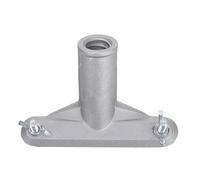 SEWACC Adaptador para Poste de Extensión de Escoba con Conector de Aleación de Aluminio Plata, Soporte Portátil para Rodillos y Tareas de Limpieza Eficientes