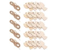 SEWACC Adornos de Ángeles de Madera sin Terminar 20 Piezas 104 X 69 X 02 CM Decoración Rústica Blanca para Manualidades Colgantes DIY Árbol de Navidad Boda Hogar