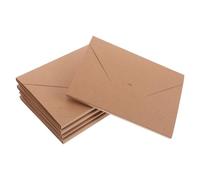 SEWACC Álbum de Fotos Plegable Tipo Acordeón 5 Piezas Libro de Recortes DIY Papel Kraft Resistente Álbum de Recuerdos para Bodas Cumpleaños Múltiples Ranuras para Tarjetas