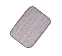 SEWACC Alfombrilla Refrescante para Gatos y Perros Verano Colchoneta Duradera y Cómoda Tapete Refrigerante de Tela Gris Ligera y Segura para Mascotas