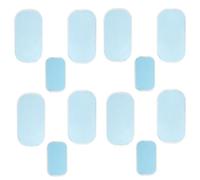 SEWACC Almohadillas de Gel Azul 12 Piezas para Glúteos y Cadera | Hidrogel, Diseño Flexible y Práctico, Uso en Entrenamiento Interior, Compatible Hip Trainer y Buttock Trainer