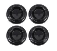 SEWACC Almohadillas para Pies de Piano Vertical Abs Negras, Protector Antideslizante para Suelo, 4 Piezas, Accesorio Práctico para Muebles en Interiores y Hogar
