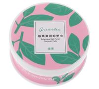 SEWACC Almohadillas Quitaesmaltes Reutilizables 48 Unidades Fragancia de Té Verde, Toallitas Suaves y Resistentes para Eliminar Esmalte y Gel, Ideales para Uso en Casa y Salón de Uñas