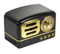 SEWACC Altavoz Radio FM Retro Mini Inalámbrico Diseño Vintage Portátil con Subwoofer Inalámbrico Altavoz Decorativo para Exteriores y Escritorio Botón Múltiples Colores Disponibles
