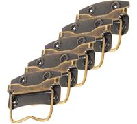 SEWACC Asas Vintage para Caja y Cofre de Madera Juego de 5 Piezas de Hierro Estilo Clásico Ergonómicas y Duraderas Accesorio Práctico para Muebles Antiguos y Cajas de Almacenamiento