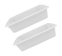 SEWACC Bandejas de Plástico para Laboratorio Químico 2 Unidades Tamaño Mediano Profundo Bandejas Rectangulares Anti-Derrames para Almacenamiento y Organización en Entornos Docentes E