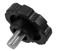SEWACC Base de Sombrilla Tornillo de Mano, Perilla de Apriete | Plástico E Hierro, Soporte Estable y Resistente al Clima, para Bases y Mástiles en Patio o Playa