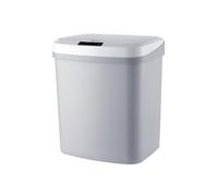 SEWACC Basurero Sensor de Movimiento Automático de 15 Litros Inteligente Manos Libres, Diseño Rectangular y Plástico Resistente, Adecuado para Dormitorio y Baño