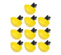 SEWACC Bebederos Automáticos para Pollos 10 Piezas Dispensador de Agua para Corral Práctico para Aves de Granja