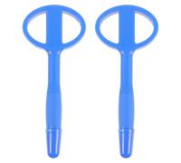 SEWACC Bolígrafo de seguridad de goma (2 unidades), color azul, portátil, antiingestión, para estudiantes. Herramienta de escritura de goma flexible y segura para personal de prisiones, cárceles,