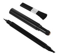 SEWACC Bolígrafo para Rellenar Barba Doble Punta, Herramienta para Cuidado del Bigote Masculino, Color Negro, Kit con Cepillo para Perfilado y Relleno, Adecuado para Mantenimiento Diario