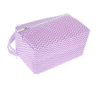 SEWACC Bolsa de Almacenamiento para Crochet Pequeña Organizador de Ganchillos de Resistente con Suave para Guardar Hilo y Accesorios de Color Rayas