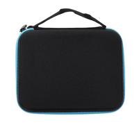 SEWACC Bolsa Organizadora Portátil para Aceites Esenciales 63 Compartimentos 1-3 Ml, Estuche de Viaje Azul para Esmaltes de Uñas y Almacenamiento Seguro en Cuidado Personal