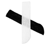 SEWACC Bolsa para Abanico de Mano de Lino 2 Piezas Multicolor Encaje Hecho a Mano, Funda Protectora Plegable Ligera para Bodas y Eventos, Bolsa Compacta para Guardar Abanicos Portátiles