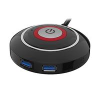 SEWACC Botón de Reinicio USB para Ordenador Accesorio Práctico para Oficina y Hogar con Etiqueta para Placa Compacto y para Reemplazo de Botón Frontal Cajas de PC