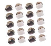 SEWACC Broches sin Alfileres y Botones Ocultos para Ropa, 20 Piezas, Diseño Cuadrado en Tonos Claros y Coloridos, Accesorios de Moda para Mujer, Fijación Segura para Chales y Vestidos,