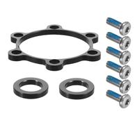 SEWACC Buje de Bicicleta, MM Conversión 100 a 110 y 142 a 148 | Acero Inoxidable Negro, Piezas Portátiles de Ajuste Fino, para Cubo de Rueda, Uso en Bicicleta