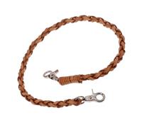 SEWACC Cadena de Billetera para Hombre, Cadena para Pantalones Vaqueros de Cuero y Metal, Marrón, Práctica y Cómoda, para Hombres, para Actuaciones en Escenario