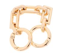 SEWACC Cadena Extensible para Bolso de Mano y Bolsa de Axila Cierre Cuadrado Dorado, Correa Cómoda de Aleación Moderna y Versátil para Accesorios de Bolsos