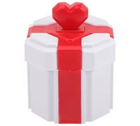 SEWACC Caja de Almacenamiento para Dulces y Galletas en Plástico Diseño de Corazón Caja Decorativa Multiusos para Obsequio y Uso Festivo Estuche de Almacenamiento Resistente