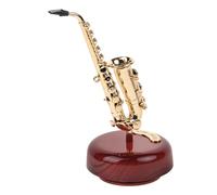 SEWACC Caja de Música Retro Mecánica de ABS Tamaño Compacto Melodías Clásicas Decoración Artística para Escritorio y Hogar Obsequio Adecuado para Cumpleaños y Festividades