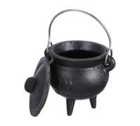 SEWACC Caldero de Hierro Fundido y Artesanía Delicada con Diseño Creativo para Decoración de Halloween Adecuado para Hotel y Sala de Té
