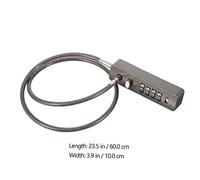 SEWACC Candado con Cable Dígitos para Bicicleta Casco y Equipaje Resistente la y Antirrobo Seguro y Portátil para Actividades