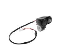 SEWACC Cargador USB Dual para Motocicleta con Pantalla de Voltímetro y Termómetro y Manillar Compatible con Teléfonos y Dispositivos Móviles Negro