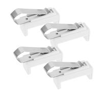 SEWACC Clip para Visera Solar para Control Remoto de Garaje de Automóvil Soporte ABS Resistente al Calor Color Paquete de 4 Unidades Montaje sin Herramientas para Interiores