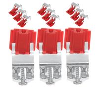 SEWACC Clips Ajustables para Fregadero de Cocina Instalación sin Taladro Soportes de Fijación Metálicos Compatibles Fregaderos bajo Encimera Kit de 12 Piezas