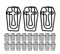 SEWACC Clips Halloween Vintage Negro Diseño de Cruz de Metal de Papel para 50 Piezas Ligeras para Sujetar Notas Oficina Cristiana y Estudio Bíblico