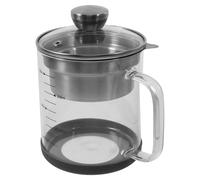 SEWACC Colador de Malla Fina para Leche de Soja de 1l con Filtro de Acero Inoxidable, Jarra Grande para Jugos y Té, Recipiente para Cocina Doméstica con Escala, Tetera Multifuncional