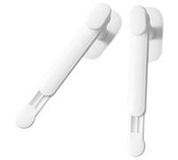 SEWACC Colgadores de Pared Ajustables Soporte Elegante de Pp para Organizar Diademas y Coleteros Pack de 2 Piezas para Accesorios de Pelo Blanco en Decoración del Hogar