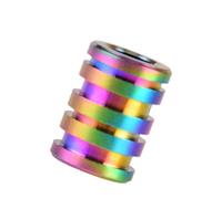 SEWACC Colgante Bordes Biselados de Aleación de Titanio para para Cuerda de Paracord Resistente Oxidación, Adecuado para Camping y Cierre de Cremalleras Camping y Cierre de Cremalleras