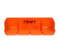 SEWACC Comedero para Cerdos de Plástico 4 Compartimentos Tamaño Adecuado Resistente al Desgaste para Alimentación Seca y Húmeda Adecuado para Granjas y Cría de Lechones