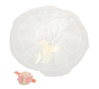 SEWACC Conjunto De Falda De Tutú para Niña Recién Nacida Traje De Sesión De Fotos con Diadema De Flores para Shower y Fotos De Bebés Princesas