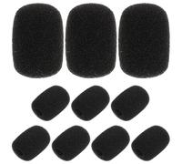 SEWACC Cubierta Protectora de Espuma para Micrófono V3, V9s y Modelos Compatibles, 10 Unidades, Compatible con Micrófonos de Casco, Filtro Antipop de Alta Densidad, para Uso Profesional