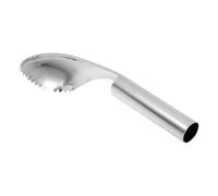 SEWACC Cuchara Descorazonadora de Acero Inoxidable para Cocina Bordes Dentados y Fácil de Limpiar, Herramienta Práctica para Quitar el Corazón de Frutas Hogar