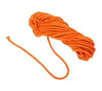 SEWACC Cuerda para Rascar Gatos de Cáñamo Resistente Multifunción Cuerda Cortable para Rascador Artesanal de Sisal Color Naranja para Muebles y Rascadores Suministros para Gatos