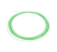 SEWACC Cuerda Resistente y Duradera 0.70mm de Raqueta de Bádminton de Nylon 1 Rollo Verde para Principiantes para Entrenamiento y Uso Prolongado