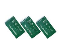 SEWACC de Notas para Estudiantes 3 Piezas Vocabulario en Inglés Tapa y Papel Duradero para Uso en Clase y Actividades Escolares